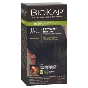 BioKap Nutricolor Delicato 1.00 Natural Black Gentle Dye