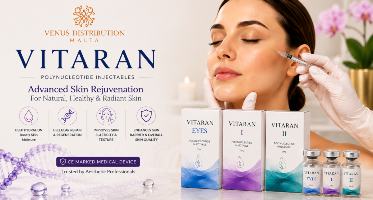 Vitaran Malta polynucleotide injectable treatment for advanced skin rejuvenation